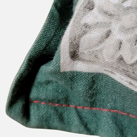 Vintange White Tiger Decorative Throw Pillow With Tropical Design & Intricate B - Picture 6 of 8